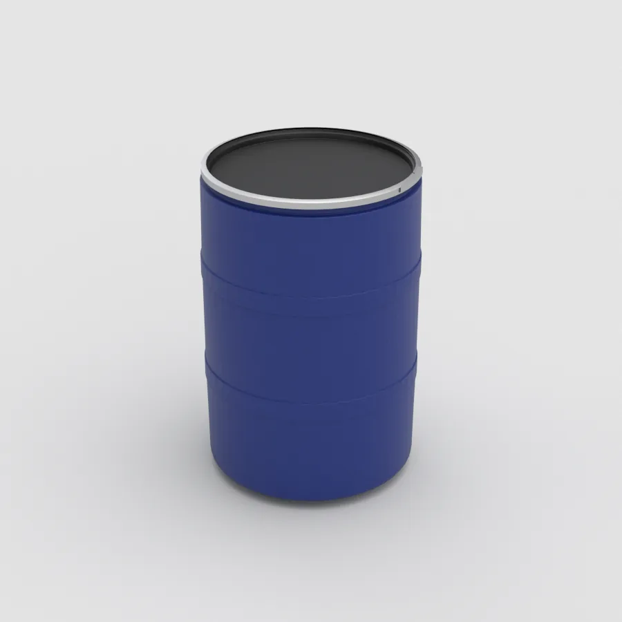 tambo-plastico-200-litros-abierto-azul-marino-tapa-negra-plastank