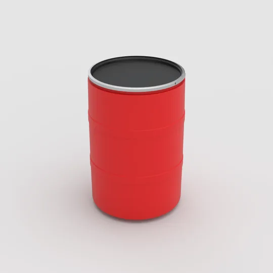 tambo-plastico-200-litros-abierto-rojo-tapa-negra-plastank