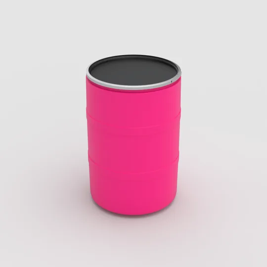 tambo-plastico-200-litros-abierto-rosa-tapa-negra-plastank