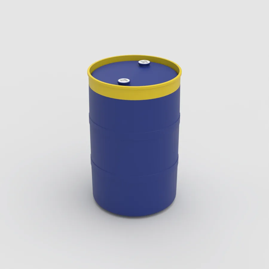 tambo-plastico-200-litros-anillo-amarillo-tambo-azul-marino-plastank