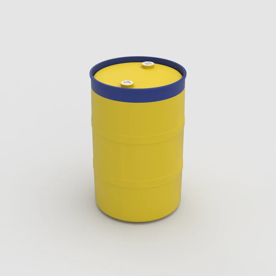 tambo-plastico-200-litros-anillo-azul-marino-tambo-amarillo-plastank