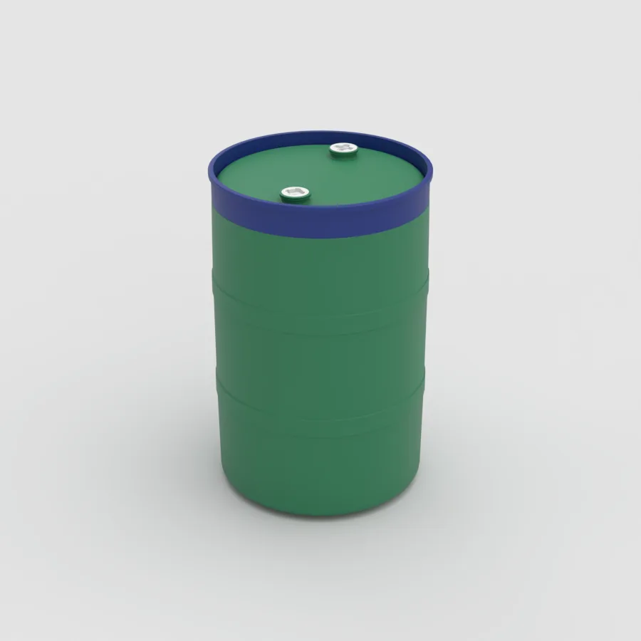 tambo-plastico-200-litros-anillo-azul-marino-tambo-verde-plastank