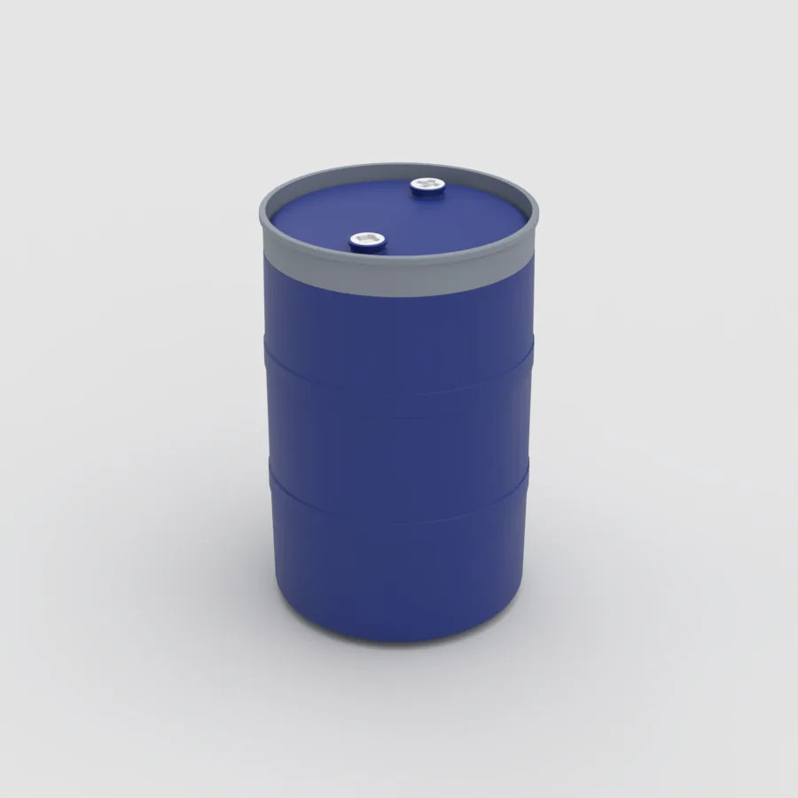 tambo-plastico-200-litros-anillo-gris-tambo-azul-marino-plastank