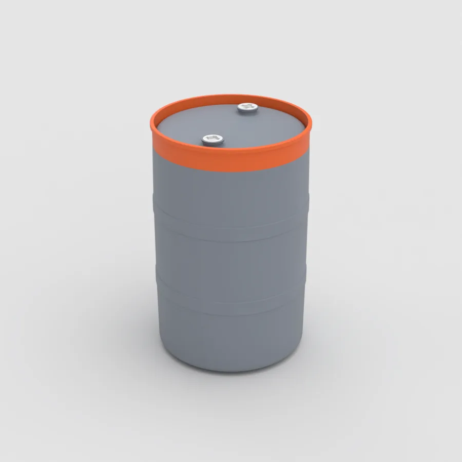 tambo-plastico-200-litros-anillo-naranja-tambo-gris-plastank