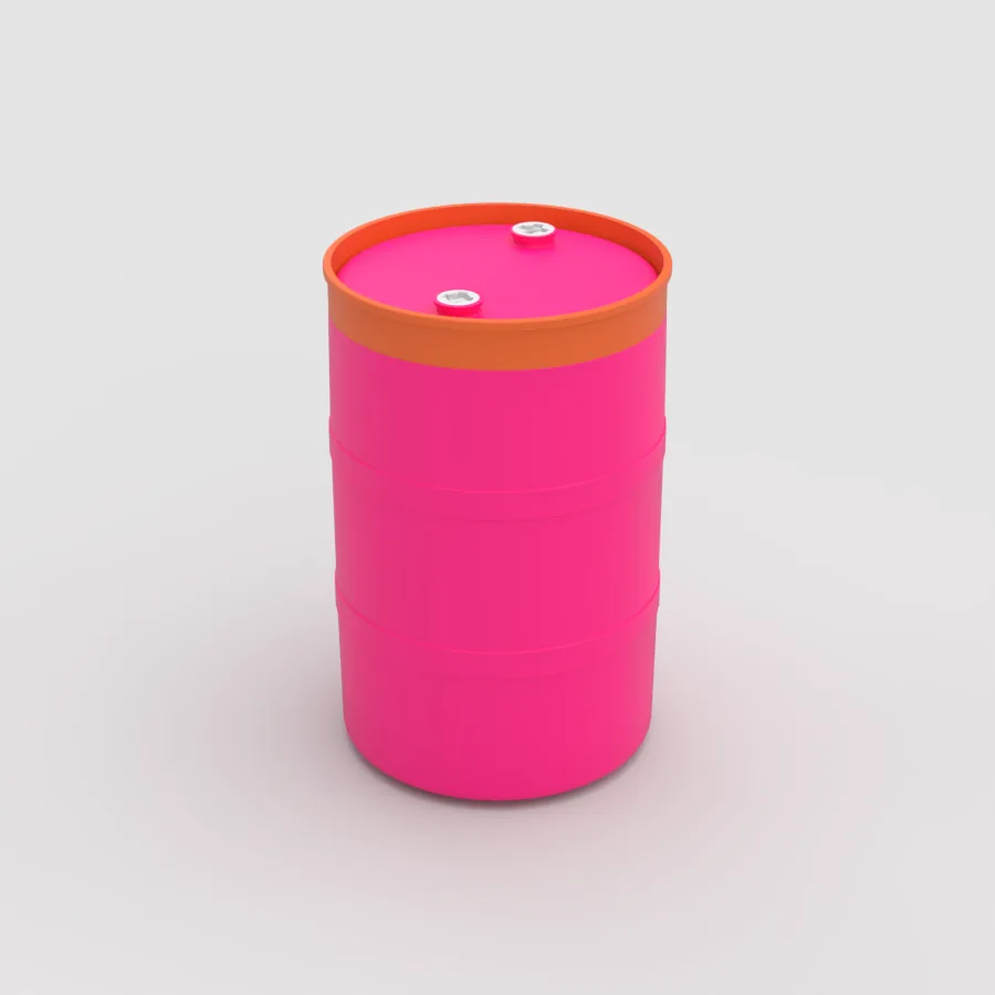 tambo-plastico-200-litros-anillo-naranja-tambo-rosa-plastank