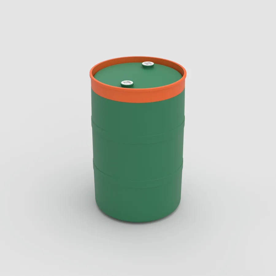 tambo-plastico-200-litros-anillo-naranja-tambo-verde-plastank