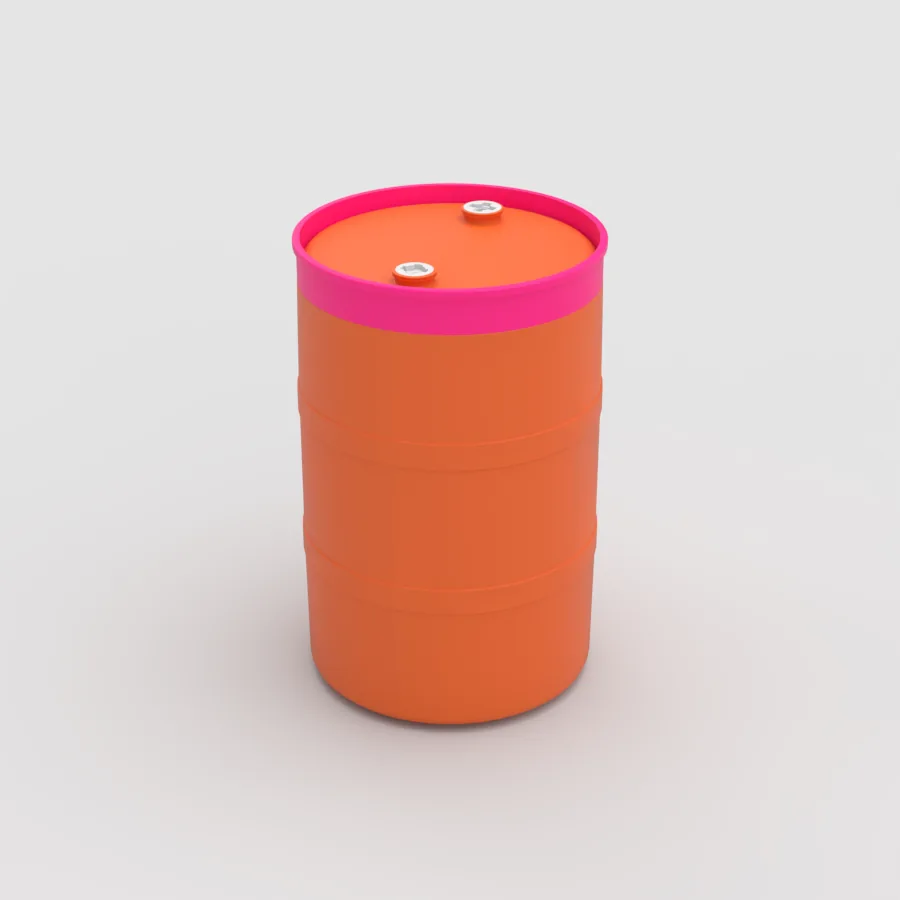 tambo-plastico-200-litros-anillo-rosa-tambo-naranja-plastank