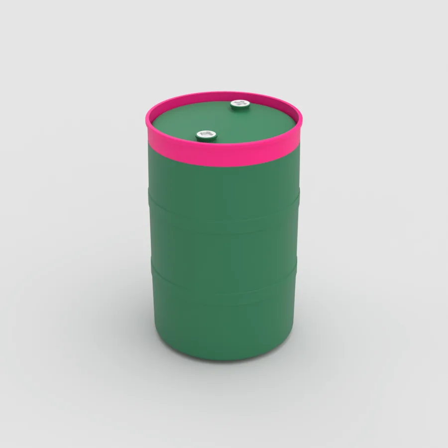 tambo-plastico-200-litros-anillo-rosa-tambo-verde-plastank
